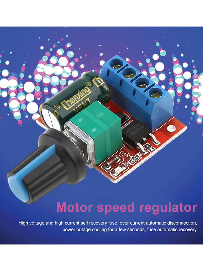 ATUOTIN PWM DC Motor Drehzahlregler und LED Dimmer Spannungsregler in Multicolour - Bild 4