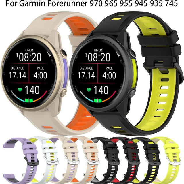 Garmin Uhrenarmband Silikon, Bicolor, Unisex - Bild 1