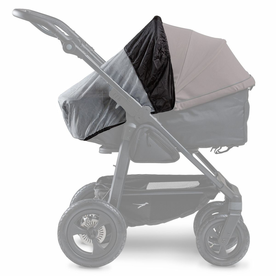 TFK Sonnenschutz für Babywanne und Sitz in Schwarz und Transparent - Bild 1