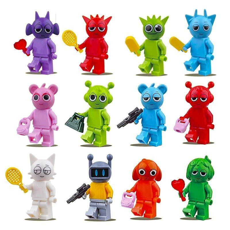 Yiran toy 1 Sprunki Actionfiguren Bausteine Anime Puppe 12-teiliges Set - Bild 2