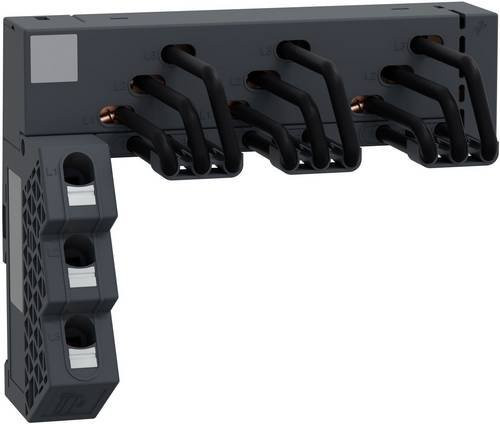 Schneider Electric GV2G3LA Drehstrom-Sammelschienensystem, 63A, 3 Abgangsstellen, Einspeisung Links, 45mm Abstand - Bild 1