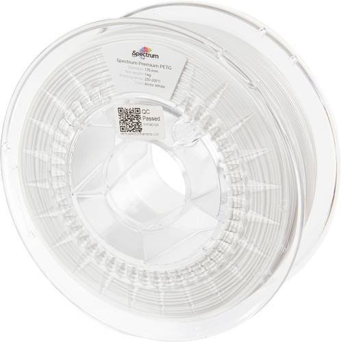 Spectrum Filaments PET-G Premium Filament 1.75mm 1000g Arctic White Weiß Transparent - Bild 1