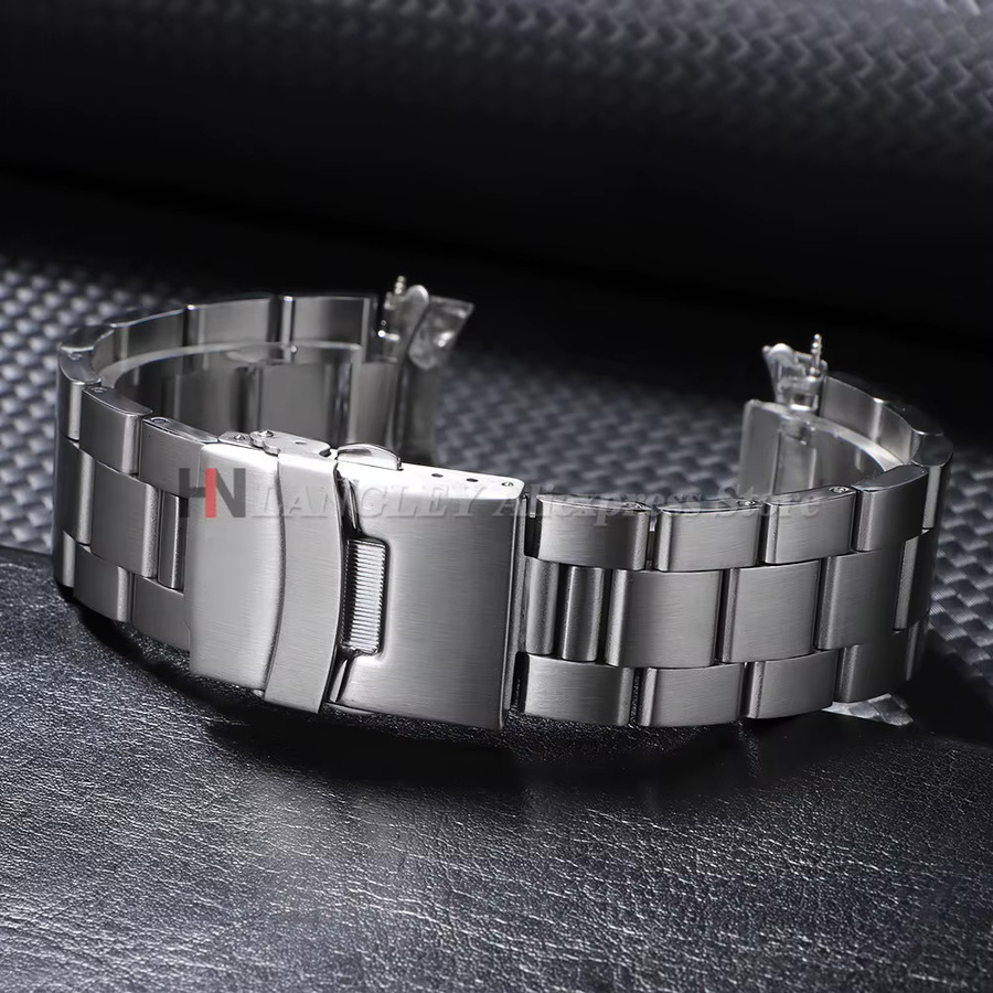 Uhrenarmband Edelstahl, Silber, Herren - Bild 2