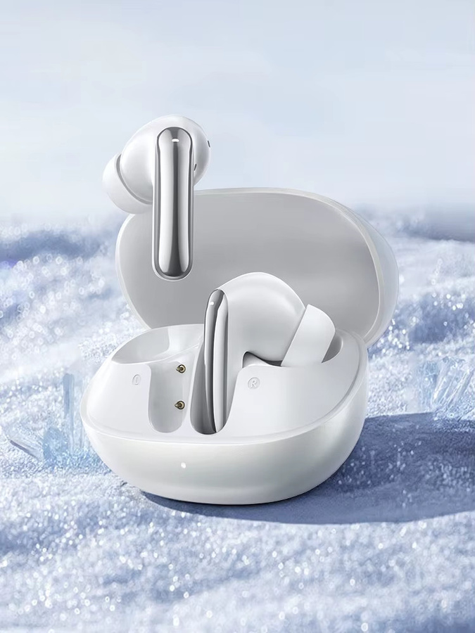 QCY Melobuds N20 BH25HT20A Kabellose In-Ear Kopfhörer mit adaptivem ANC, Bluetooth 6.0, 13mm Treibern und 6 Mikrofonen für HD-Anrufe in Blau oder Weiß - Bild 1