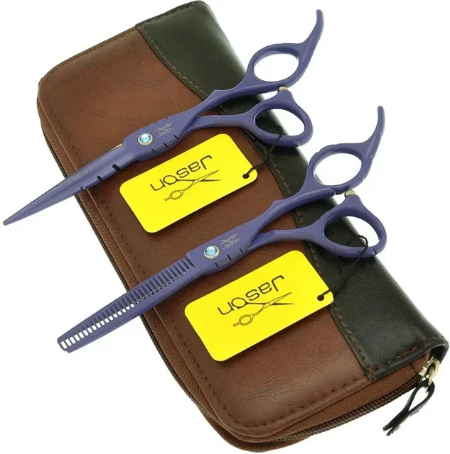 Meisha Friseurschere Set, Haarschnitt und Ausdünnungsschere, Unisex - Bild 1