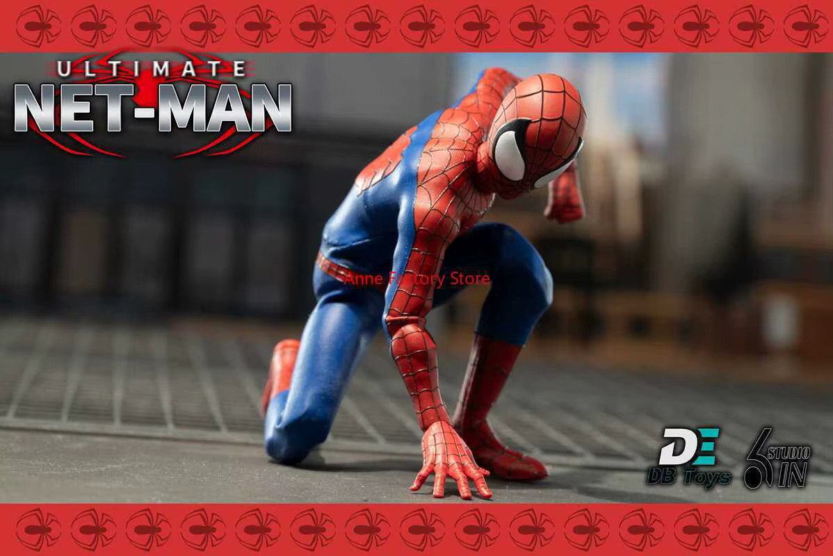 DBToys Marvel Red Ultimate Netman + Black Symbiote, 1/12 Scale 6-Zoll-Männliche Figur, Komplettset - Bild 2