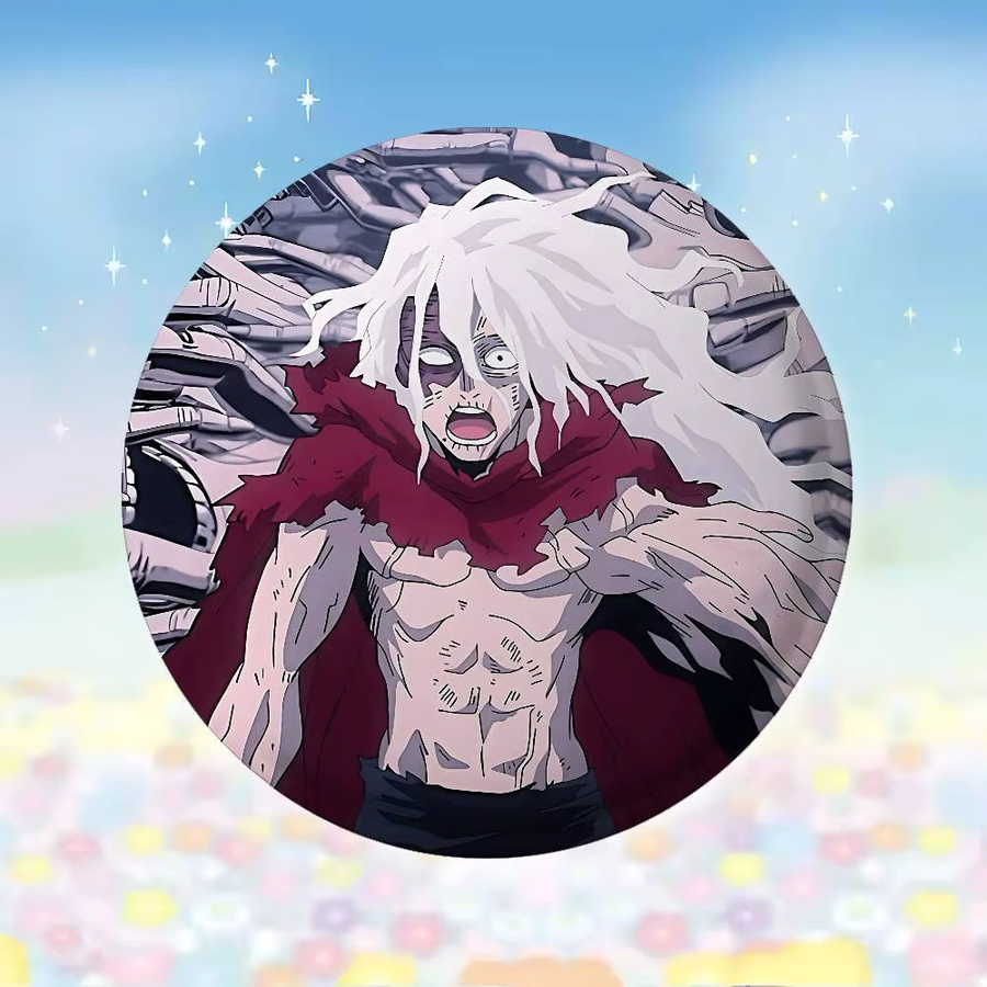 Brosche Tomura Shigaraki Anime, Runde Brosche, Unisex - Bild 3