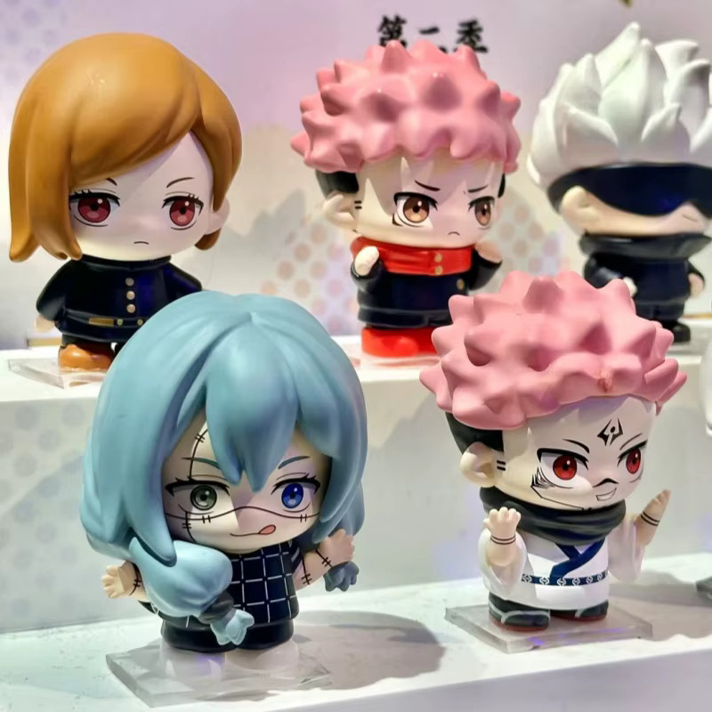 Bandai Jujutsu Kaisen Anime Figuren Blind Box mit Gojo Satoru und Itadori Yuji als Action Figur Modell in Multicolor - Bild 2