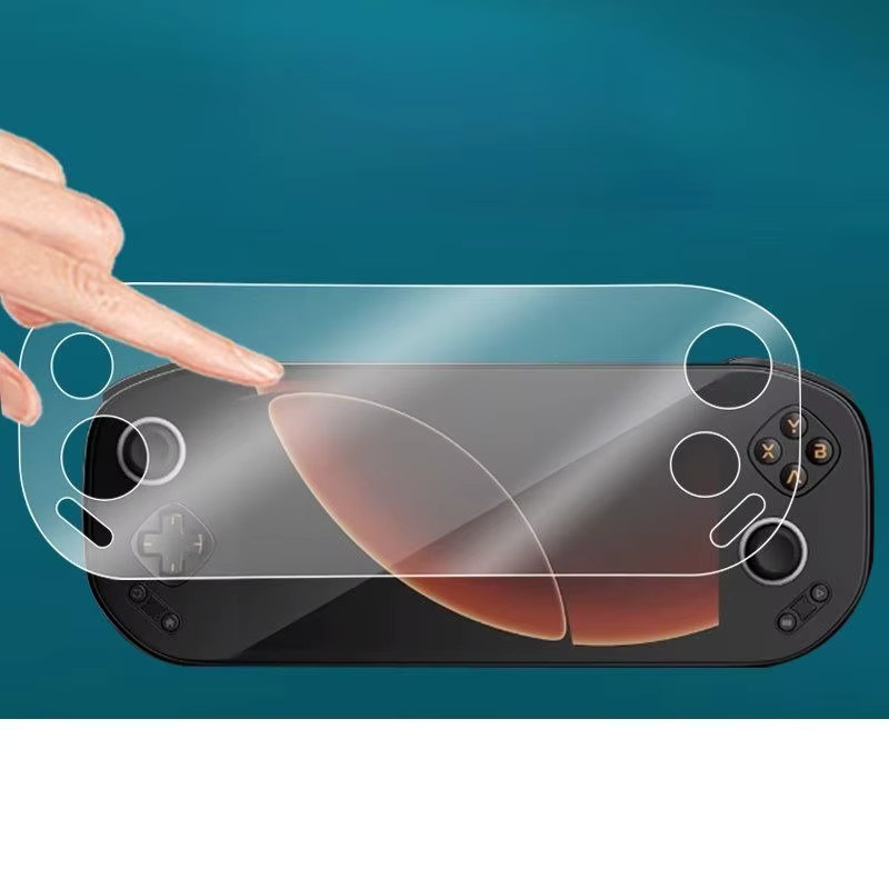 MangMi Pocket Max 7 Zoll Gaming Handheld Displayschutzfolie aus PET-Weichfolie transparent - Bild 3