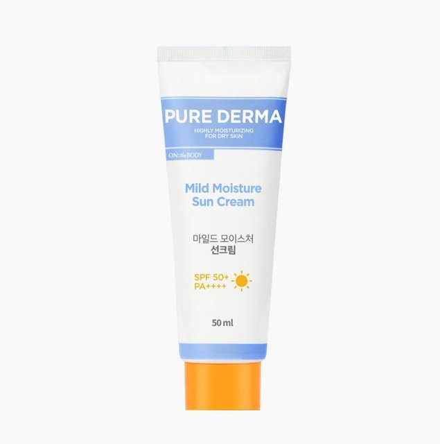 ONTHEBODY Pure Derma Milde Feuchtigkeits-Sonnencreme, 50 ml, LSF 50+ - Bild 1
