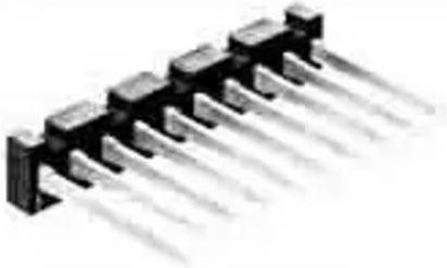 TE Connectivity Einbau-Stiftleiste Standard 1-87160-1 in Schwarz aus Kunststoff - Bild 1