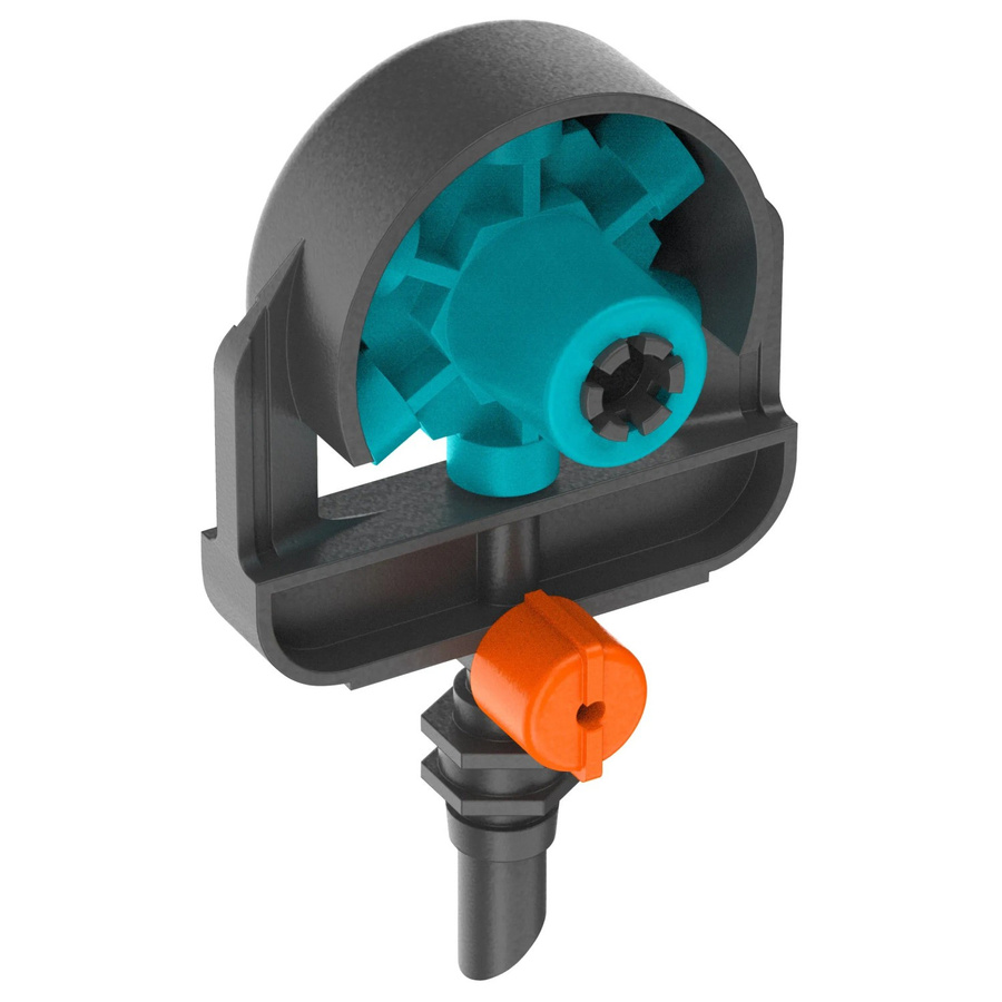Gardena Micro-Drip System 6 in 1 Sprühdüse, 13 mm, Anthrazit, 2 Stück - Bild 2