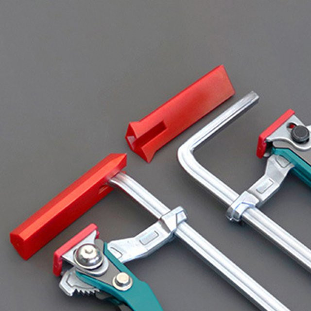 DAZZLEEX 8er Set Gummi-Schutzhüllen für Track-Klemmen in Rot, B/H/T: 10 x 3,5 x 1,6 cm - Bild 1
