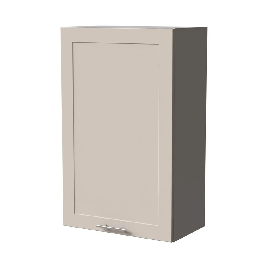 Feldmann-Wohnen Hängeschrank Oslo W4/60/60 in Grau und Kaschmir Matt mit Soft-Close-Türen, Breite: 60 cm, Tiefe: 32,5 cm, Höhe: 96 cm - Bild 2
