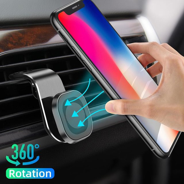CosyHome Magnetische Handyhalterung für das Auto mit 360 Grad Rotation, Schwarz - Bild 1