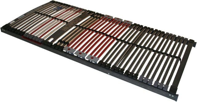 Lattenrost MONDO SUPERIA PREMIUM NV aus Schichtholz mit gewölbten Federleisten, B/T/H: 90 x 200 x 42 cm - Bild 1