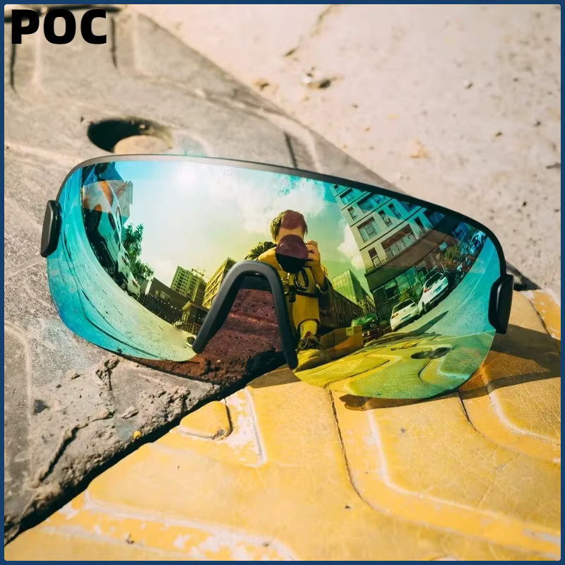 POC AIM Sportsonnenbrille, randlos, multicolour, Kunststoff - Bild 2