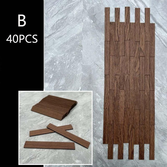 Fashnics Puppenhaus Bodenbelag, 40-teiliges Set, 1:12, ab 3 Jahren - Bild 1