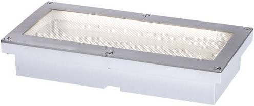 Paulmann Aron Solar-Einbauleuchte in Weiß mit Bewegungssensor und LED, quadratisch, IP67 für den Garten - Bild 1