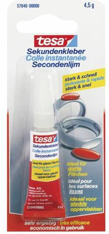tesa Sekundenkleber transparent flüssig 4,5 g - Bild 1