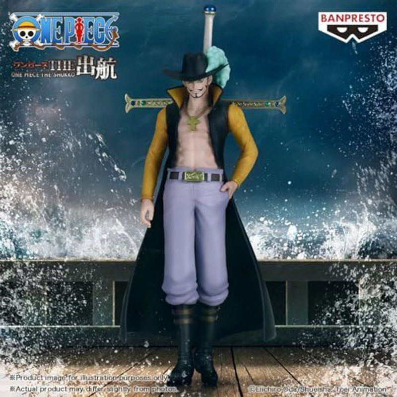 Banpresto One Piece Dracule Mihawk Figur in Mehrfarbig, Höhe: 16 cm - Bild 2