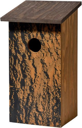 DOBAR Nistkasten mit Rindenoptik Quercus robur in Braun