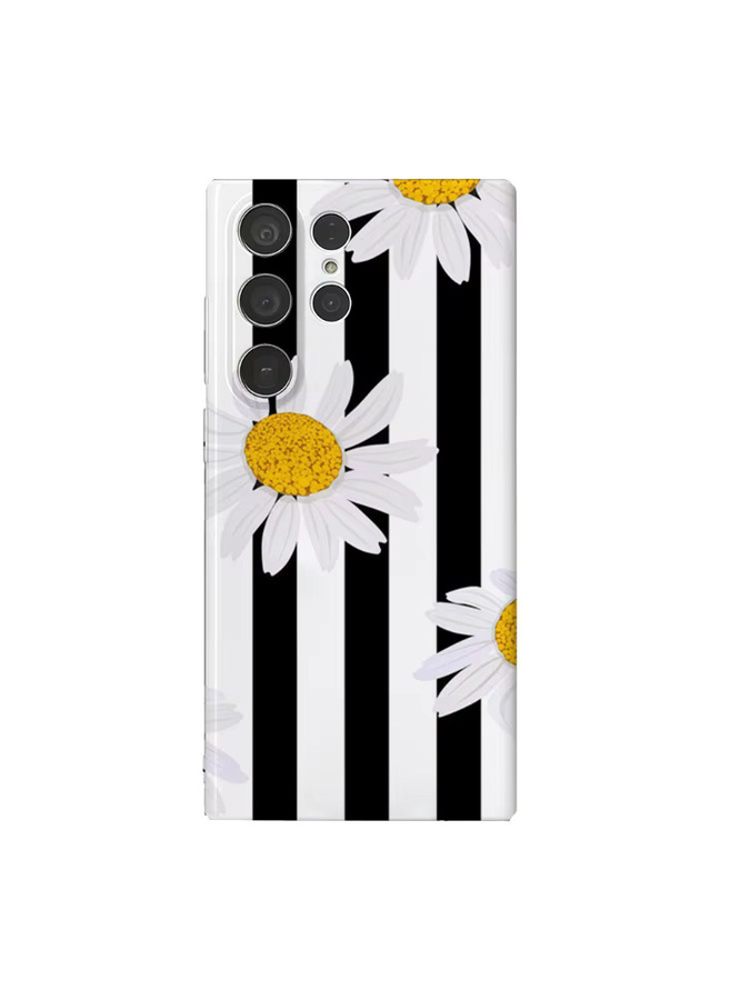 Daisy Stripes Handyhülle für Samsung Galaxy S25 S24 S23 Ultra Plus A35 A55 in Multicolour Glossy HD Hard Cover - Bild 7