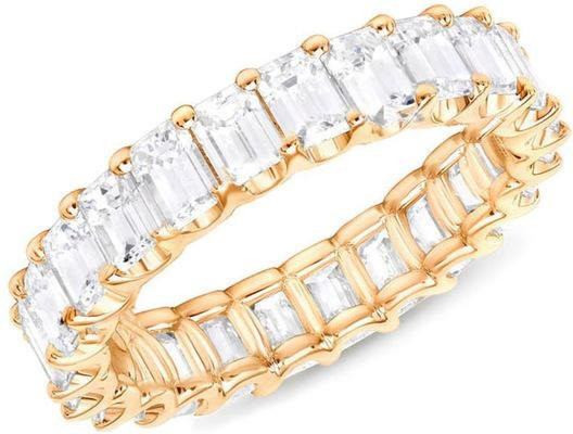 Ring Zirkonia, Messing, Roségold, Damen - Bild 1