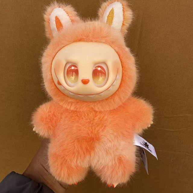 Labubu Plüschtier Puppe gelb - Bild 1
