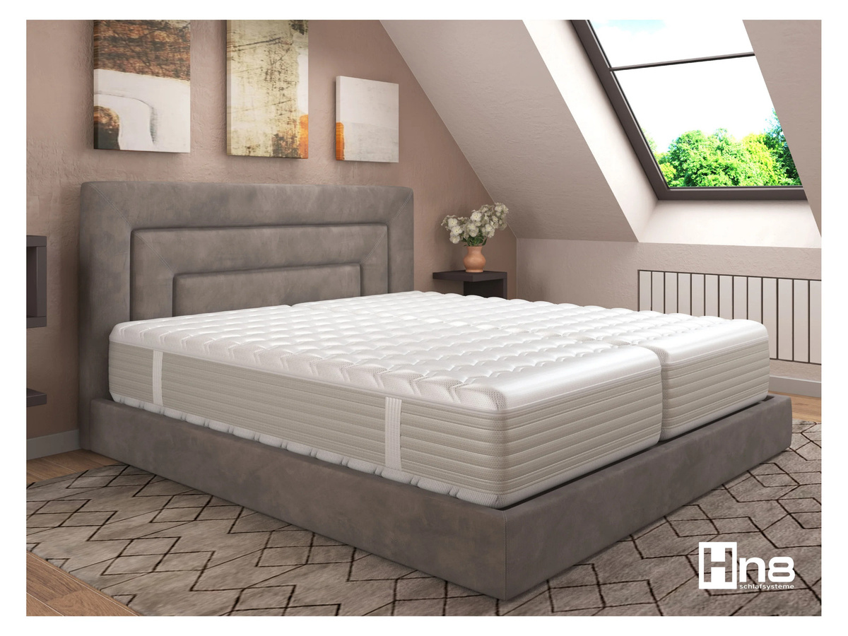 HN8 Schlafsysteme 7-Zonen Geltouch-Matratze XXL Gelstar KS, Härtegrad H2, Farbe: Weiß, B/T: 180 x 200 cm - Bild 3