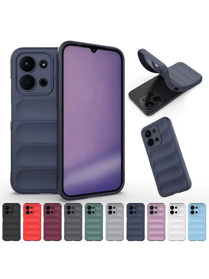 Xiaomi Airbag-Anti-Drop-Schutzhülle Heavy Duty Cover für Redmi 15 15C 14C 14R 13 13C 12 12C 10 10A 9 9C 9A A5 A4 A3 A3X A1 in Grün - Bild 5