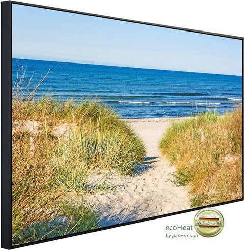 papermoon Infrarotheizung EcoHeat Zugang zum Strand mit Matt-Effekt in Bunt, App-Steuerung und Überhitzungsschutz - Bild 1