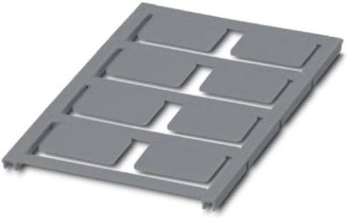 Phoenix Contact 0825477 UC-EMLP (27X18) SR Gerätemarkierung Silber, Beschriftungsfläche: 27 x 18 mm - Bild 1
