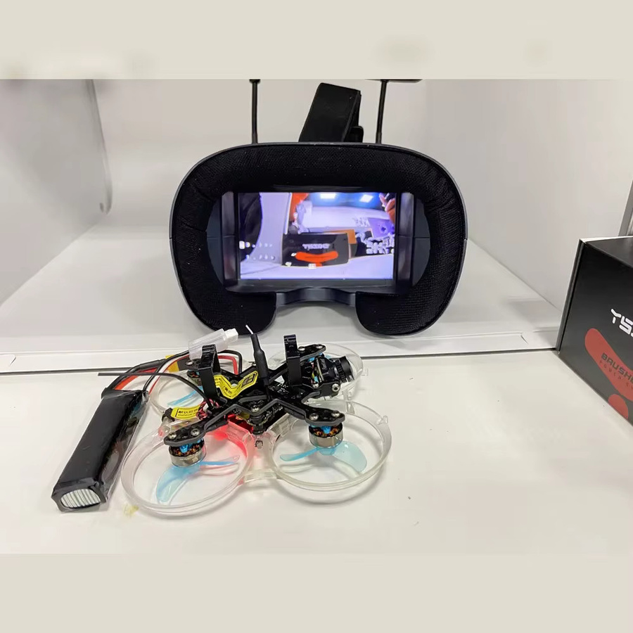 YSIDO FPV Brille 008D 5,8G 40CH 4,3 Zoll Video Headset mit HD DVR und Kamera für RC FPV Racing Drone und Micro BWhoop Drone - Bild 4