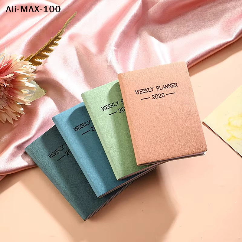 MA3 A7 Planer 2026 Mini Taschenplaner mit Wochenkalender und Tagesplaner in Pink - Bild 2