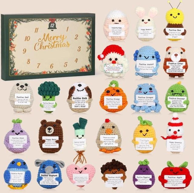 Adventskalender 2025 aus Acryl für Kinder, 24 Tage emotionaler Weihnachtskalender in Mehrfarbig - Bild 1