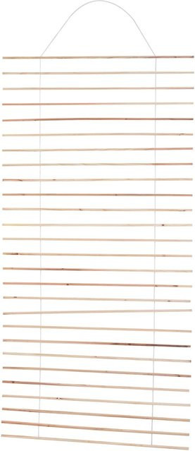 Relaxdays Wandspalier aus Tannenholz in Weiß als Sichtschutz für Balkon, Terrasse und Garten, Breite: 100 cm, Höhe: 200 cm - Bild 1