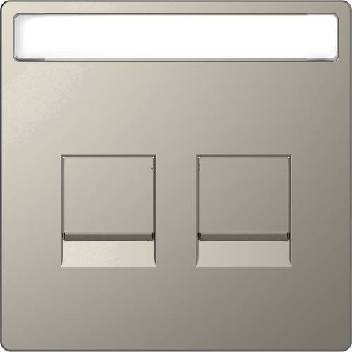 Merten Abdeckung System Design in Nickel Silver - Bild 1