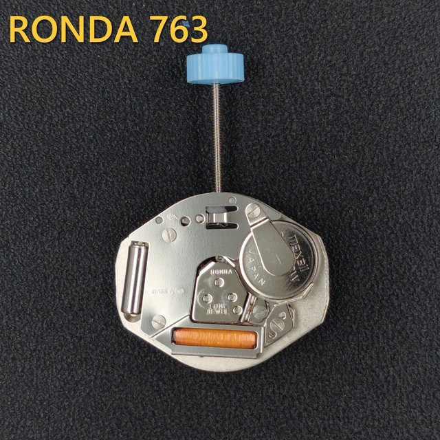 RONDA Quarzuhrwerk, Silber - Bild 1