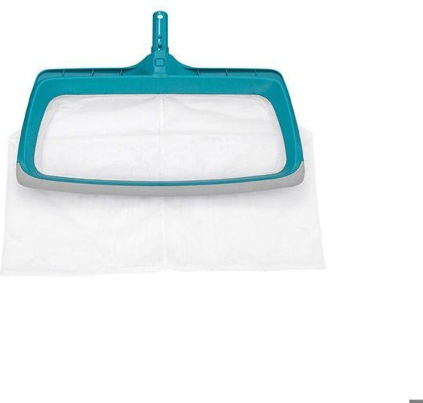 Bestway Laubkescher für den Poolboden in Weiß und Blau aus Kunststoff, B: 290,5 cm x B: 50 cm - Bild 1