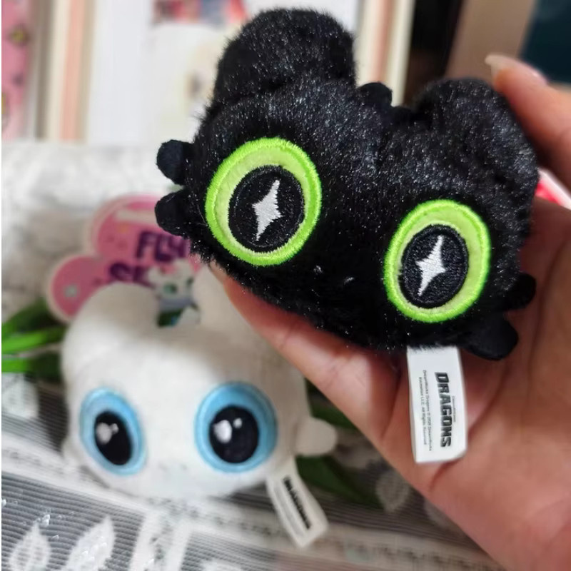 Potdemiel Drachenzähmen leicht gemacht Toothless Plüsch-Schlüsselanhänger, Schwarz - Bild 2