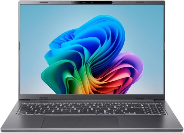 Acer Aspire 16 AI Laptop A16-11M-X4RP in Grau mit 16 Zoll WUXGA IPS Display, Qualcomm Snapdragon X Plus, 32 GB RAM und 1 TB SSD - Bild 1