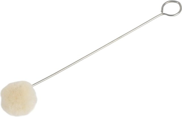 Igeteck 50 Stück Woll-Dauber Ballpinsel mit Metallgriff für Lederhandwerk in Weiß - Bild 1