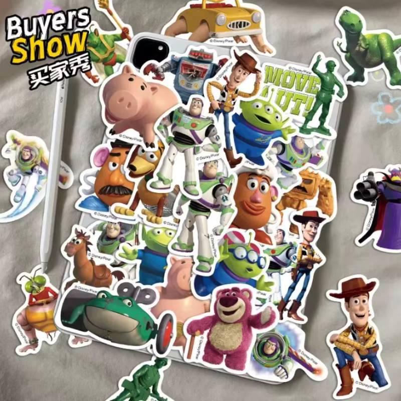 Disney Toy Story Buzz Lightyear Woody Aufkleber, Wasserdichte Cartoon-Sticker - Bild 5