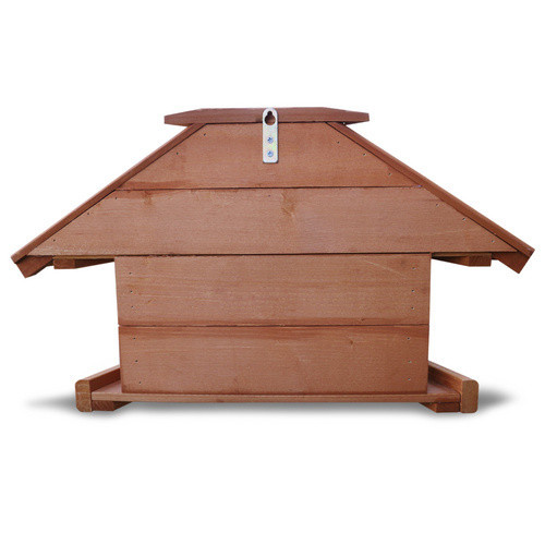 HABAU Vogelhaus aus Holz in Braun, B/H/T: 53 x 30 x 25 cm - Bild 2
