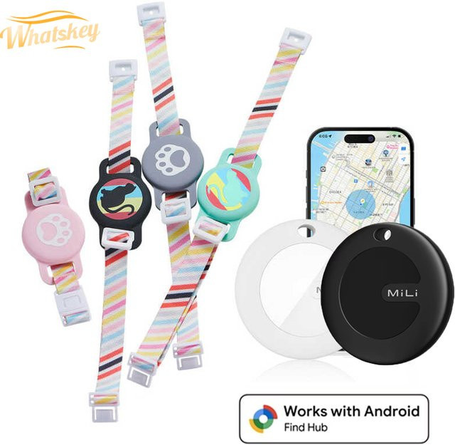 MiLi Tag Smart Tag Bluetooth-Suchgerät für Android und Google Find My Device, Schwarz - Bild 1