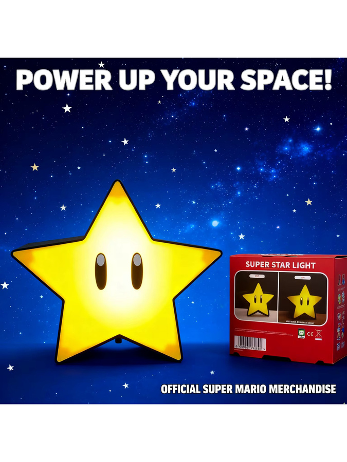 Bandai Super Mario Lichtfigur Nachtlicht, LED, Musik-Schall-Tischlampe - Bild 6