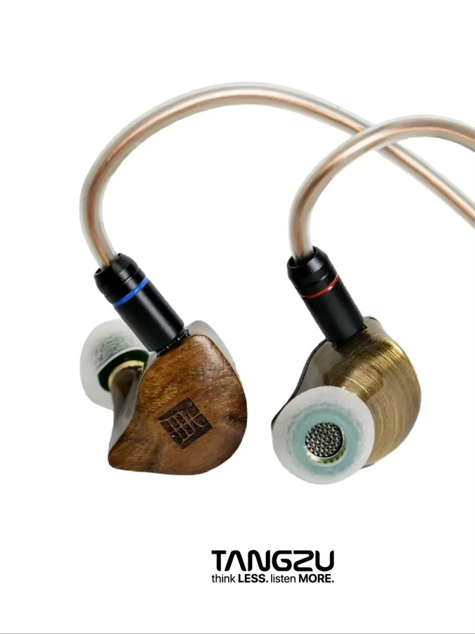 TangZu Fudu II HIFI Hybrid In-Ear Monitore mit 1DD + 2BA Treiber in Braun mit abnehmbarem 0,78 2Pin Kabel und 4,4mm Stecker - Bild 5