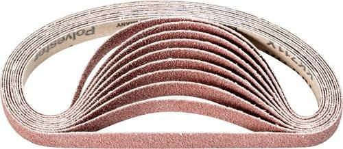 PFERD Korund Schleifband für Bandschleifer, Körnung 40, braun, 50 Stück, B: 16 mm, L: 520 mm - Bild 1