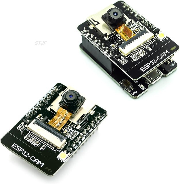 ESP32-CAM Entwicklungsboard mit OV3660 Kamera, WLAN und Bluetooth, Schwarz - Bild 1